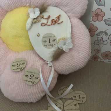 Carte étape bébé, modèle Ballon